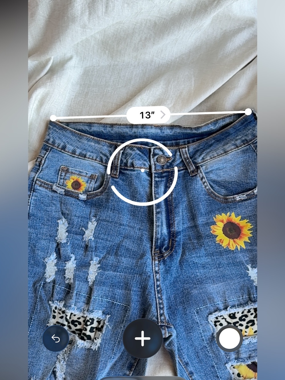 Sunflower Patch Blue Jeans - Women - Size Small - Picture 4 of 7